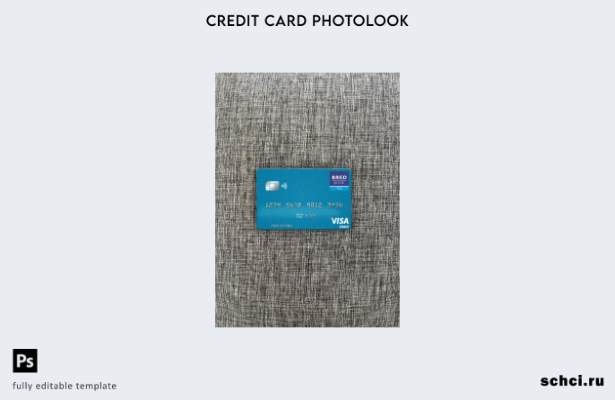 цифровая загрузка Fiji BRED Bank Visa, дебетовая карта, фотоизображение, передни